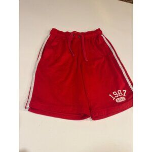 Aeropostale Red Mesh Drawstring Shorts 1987 Graphics S/P Lightweight & Breathabl
